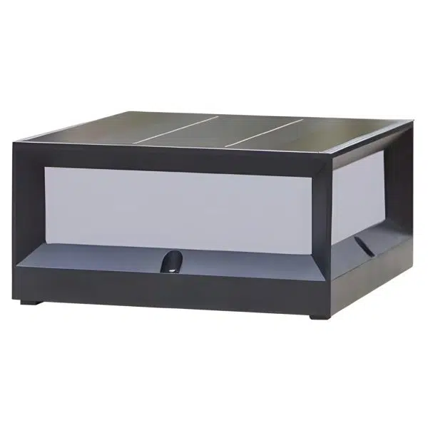 Square Waterproof Black Modern Solar Lights Outdoor Fence Post Lights - Image 10