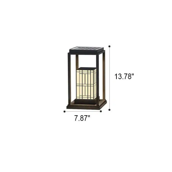 Modern Retro Stainless Steel Marble Solar LED  Waterproof Garden Lawn Outdoor Light - Image 16