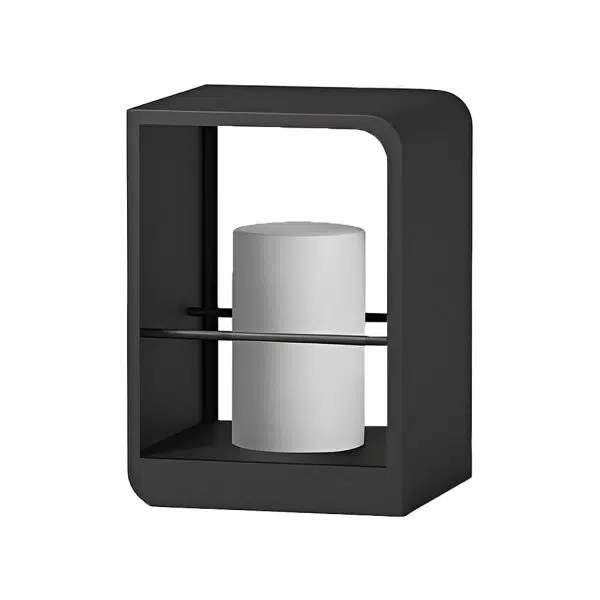 Rectangular Frame Waterproof Black Modern Solar Lights Outdoor Lanterns - Image 12