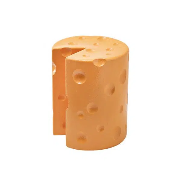 Contemporary Creative Kids Round Cylinder Cheese Resin Side Table For Bedroom - Image 13