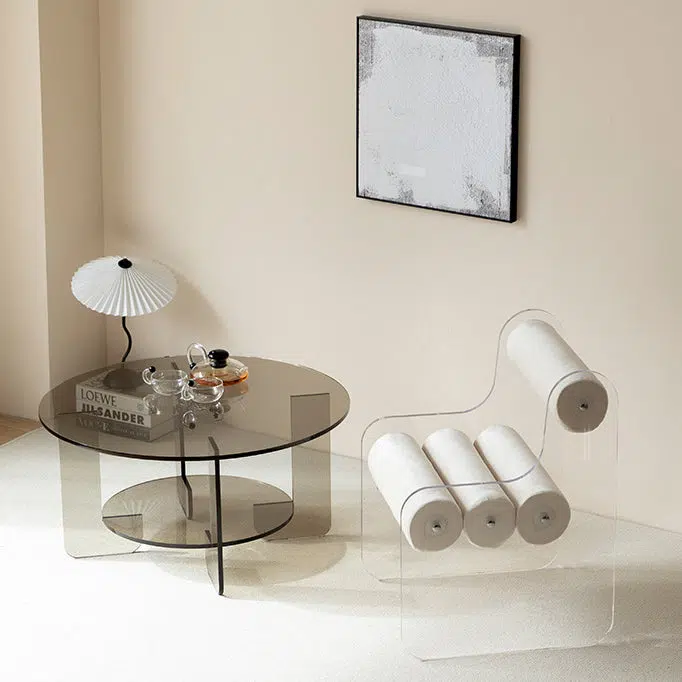 10-2c56b235-6586-4477-9382-2792470d0dda.jpg Contemporary Creative Cylinder Acrylic Fabric Chair Backrest Armless For Living Room - Image 6