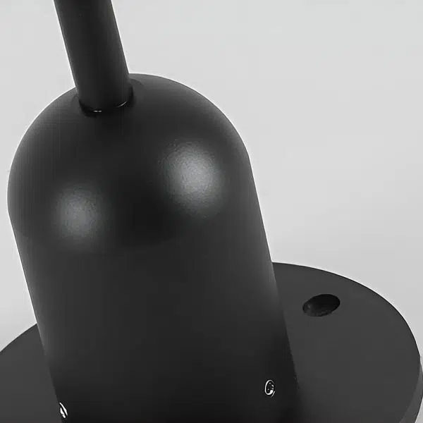 Sleek Black Oval Ring LED Solar Lights Modern Outdoor Minimalist Design - Image 18