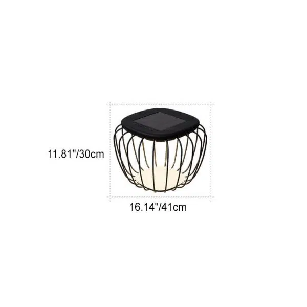 Solar Creative Minimalist PE Cage Decoration LED Outdoor Landscape Light - Image 8