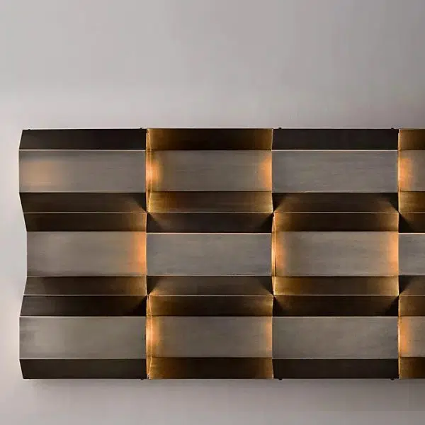 Contemporary Retro Waterproof Aluminum Rectangular LED Wall Sconce Lamp For Outdoor Patio - Image 8