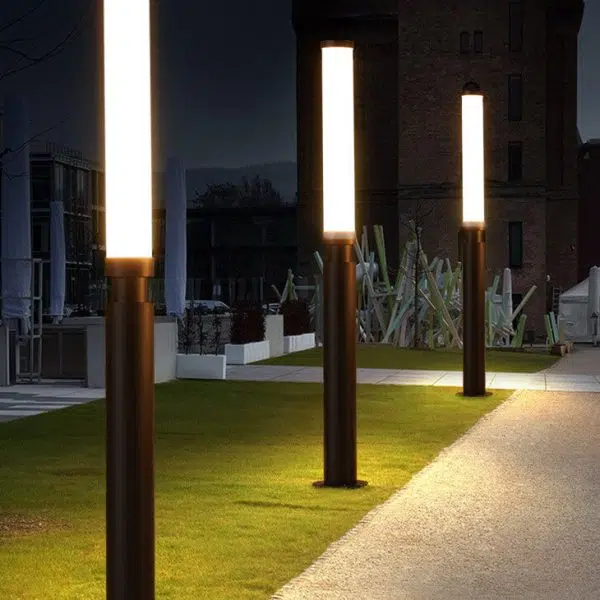Modern Acrylic Waterproof Creative Lipstick Design LED Outdoor Lawn Floor Lamp - Image 16