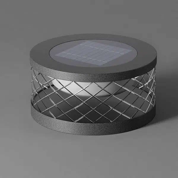 Modern Simplicity Stainless Steel Solar Round LED Outdoor Landscape Light For Garden - Image 15