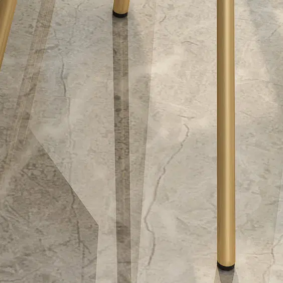 10-b06506b4-6cba-4dcf-9020-6b12d264e791.jpg Contemporary Creative Bow Round Upholstered Velvet Metal Vanity Stool Backrest For Bedroom - Image 8