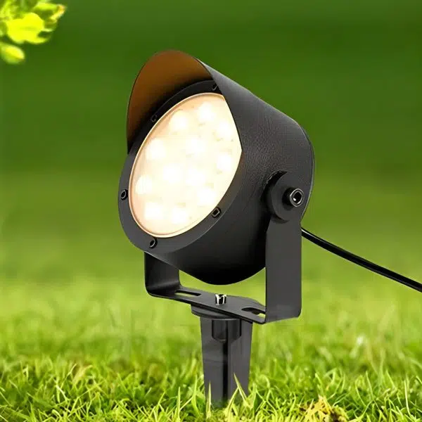 Adjustable Waterproof LED Anti-slip Black Modern Outdoor Spotlights - Image 6