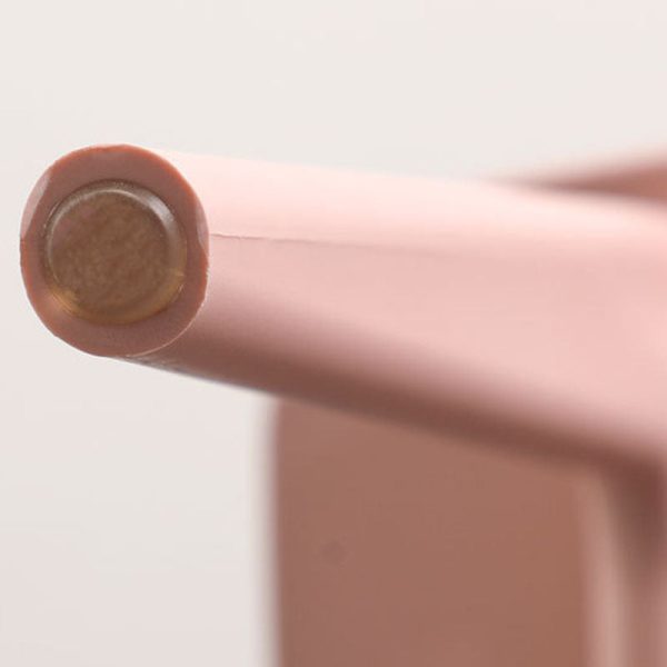 Contemporary Scandinavian Plastic Steel Metal Square Dining Chair Backrest For Dining Room - Image 8