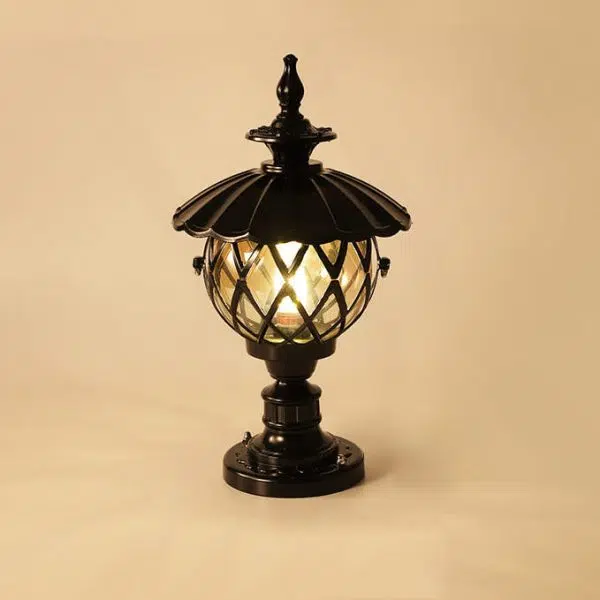 European Outdoor Lotus Column Head Light 1-Light Waterproof Garden Landscape Light - Image 5