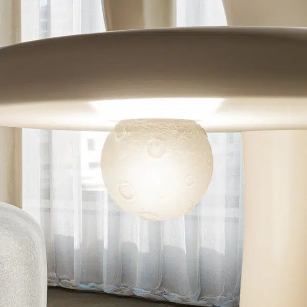 Contemporary Creative Dolphin Round Square Marble Fiberglass End Table 1-Tray For Living Room - Image 5