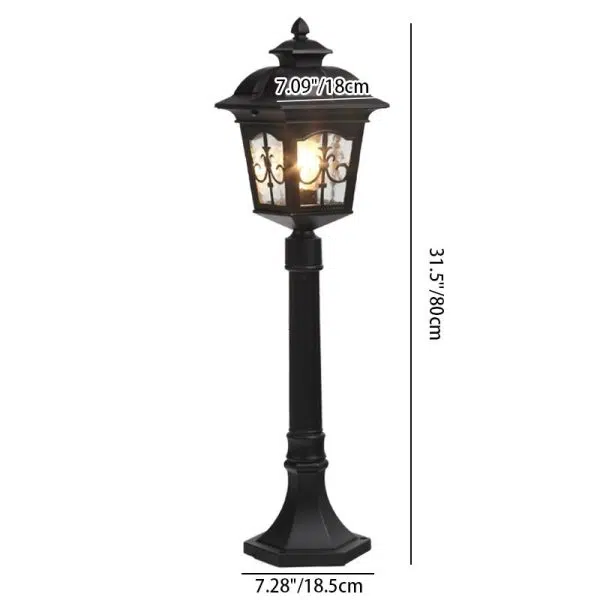 Industrial Waterproof Square Arrow Flower 1-Light Outdoor Lawn Landscape Light - Image 4