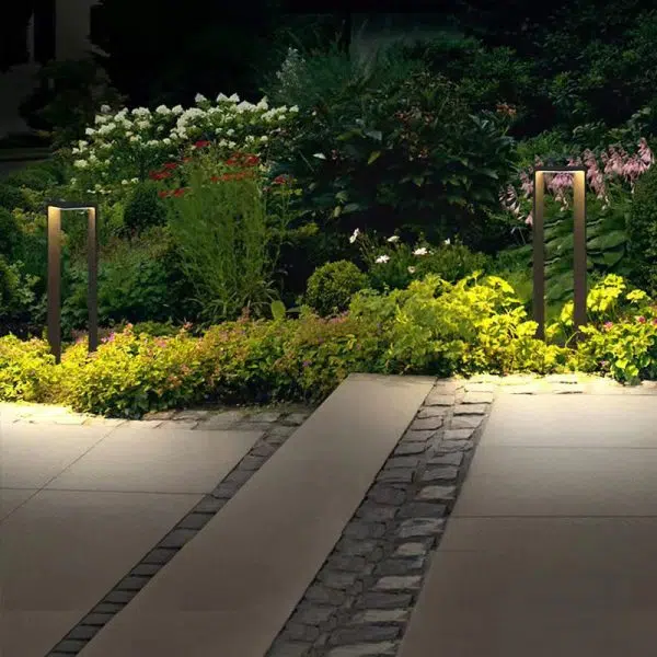 Modern Minimalist Waterproof Rectangular Aluminium Acrylic LED Landscape Lighting Outdoor Light For Outdoor Patio - Image 12