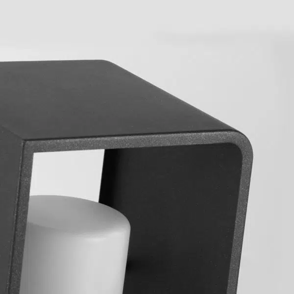 Rectangular Frame Waterproof Black Modern Solar Lights Outdoor Lanterns - Image 18