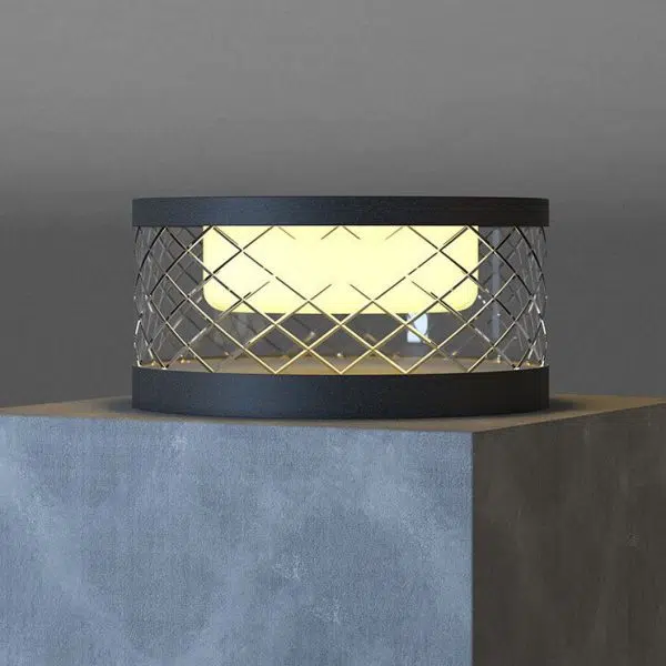 Modern Simplicity Stainless Steel Solar Round LED Outdoor Landscape Light For Garden - Image 10