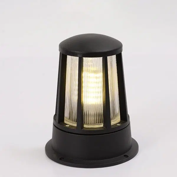 Contemporary Industrial Aluminum Acrylic Waterproof 1-Light Post Light Lawn Landscape Light For Outdoor Patio - Image 11