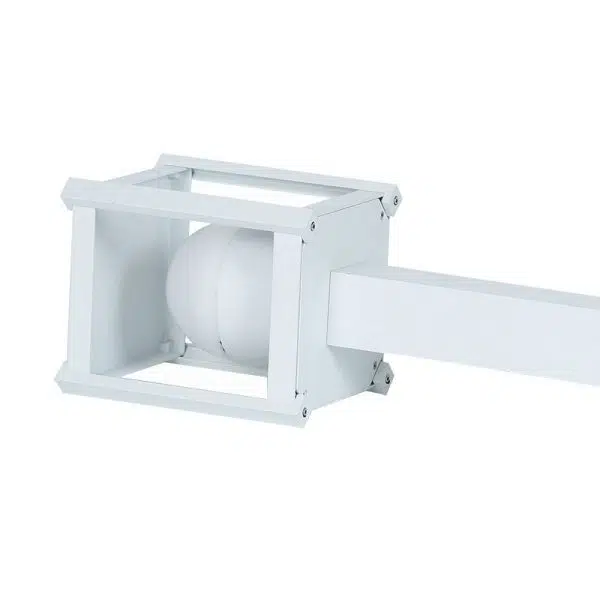 Outdoor Waterproof White Square Cage LED Patio Lawn Landscape Light - Image 8