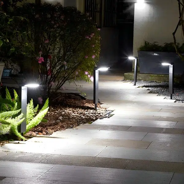 Eco-Friendly Smart LED Outdoor Lawn Lamp Solar Path Lighting with Auto On/Off - Image 9