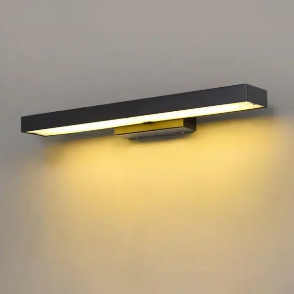 Modern Minimalist Rectangular Flat LED Sensor Outdoor Waterproof Wall Sconce Lamp - Image 5