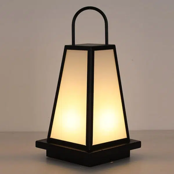 Modern Outdoor Solar Geometric Column Waterproof LED Garden Landscape Light - Image 4