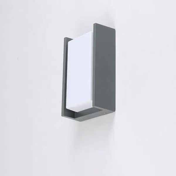 Minimalist Outdoor Square PC LED Patio Waterproof Wall Sconce Lamp - Image 7