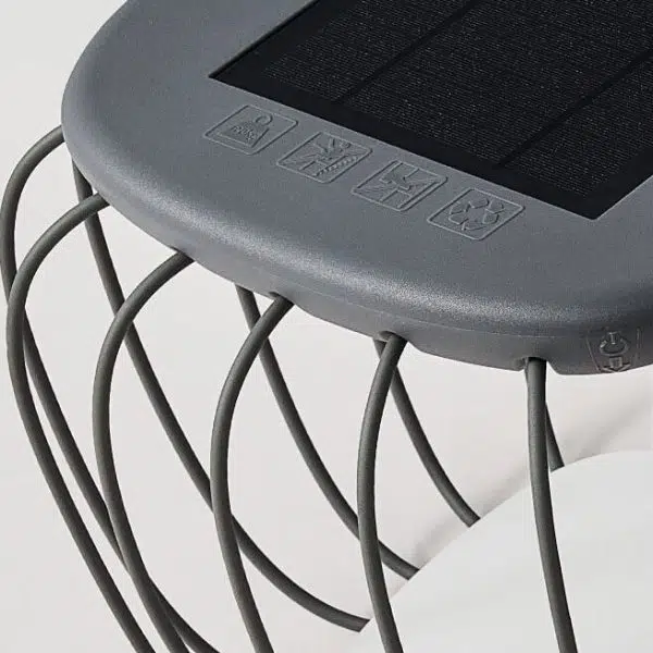 Solar Creative Minimalist PE Cage Decoration LED Outdoor Landscape Light - Image 10