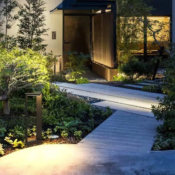 Modern Minimalist Waterproof Rectangular Aluminium Acrylic LED Landscape Lighting Outdoor Light For Outdoor Patio - Image 13