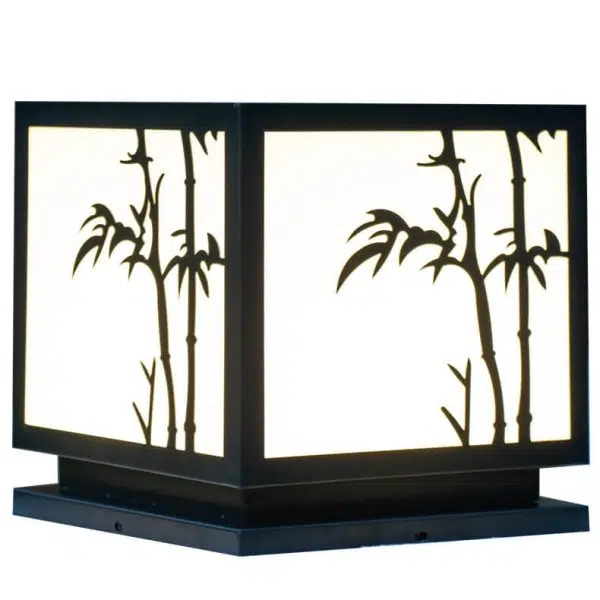 Traditional Chinese Solar Square Stainless Steel Acrylic LED Outdoor Landscape Light For Outdoor Patio - Image 7