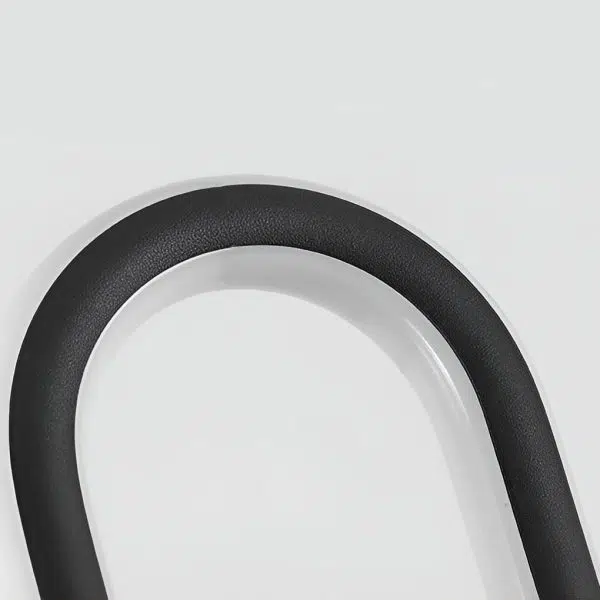 Sleek Black Oval Ring LED Solar Lights Modern Outdoor Minimalist Design - Image 16