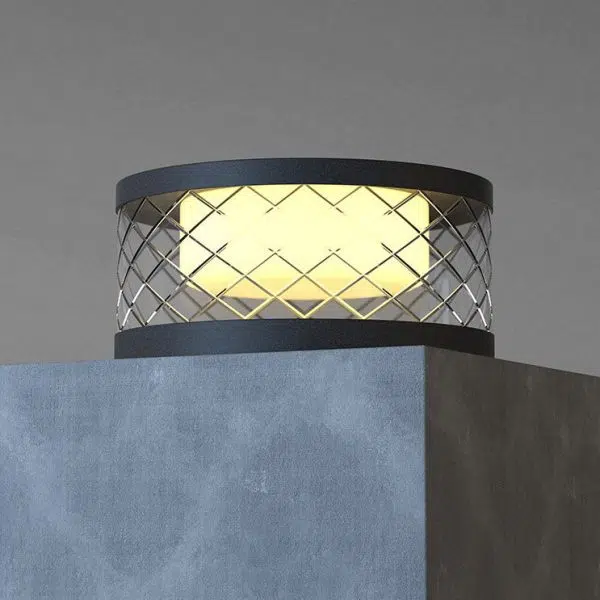 Modern Simplicity Stainless Steel Solar Round LED Outdoor Landscape Light For Garden - Image 11