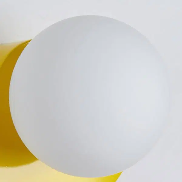 Modern Minimalist Glass Spherical Colorful Semicircle Design 1-Light Wall Sconce Lamp - Image 14