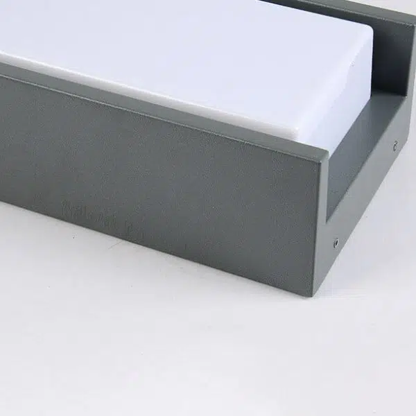 Minimalist Outdoor Square PC LED Patio Waterproof Wall Sconce Lamp - Image 9