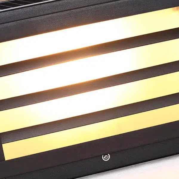 Solar Square Post Head Light Outdoor Patio Waterproof Post Head Light - Image 15