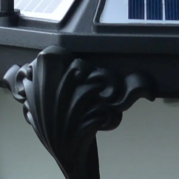 Modern Minimalist Waterproof Solar Wand Aluminum Iron Glass LED Outdoor Landscape Light For Garden - Image 4