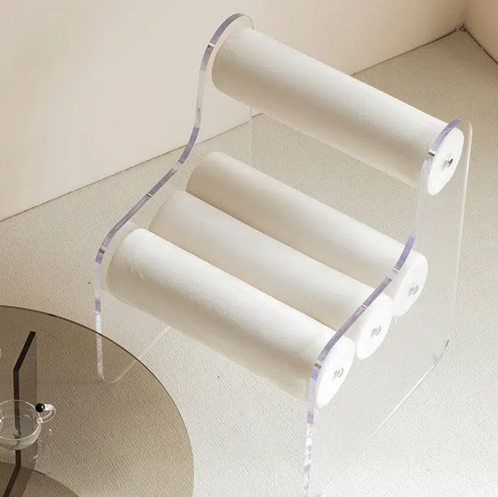 13-2583a3c9-f73d-402b-9d68-f9280fbc52d8.jpg Contemporary Creative Cylinder Acrylic Fabric Chair Backrest Armless For Living Room - Image 5