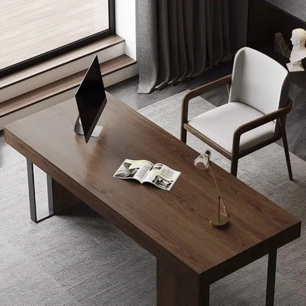 Traditional Chinese Square Ash Wood High Resilience Sponge PU Leather Dining Chair Backrest Armrest For Dining Room - Image 9