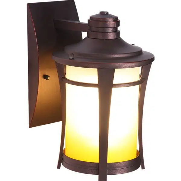 European Industrial Wrought Iron Outdoor Waterproof 1-Light Wall Sconce Lamp - Image 4