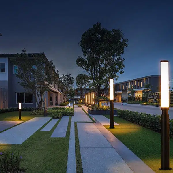 Modern Acrylic Waterproof Creative Lipstick Design LED Outdoor Lawn Floor Lamp - Image 18