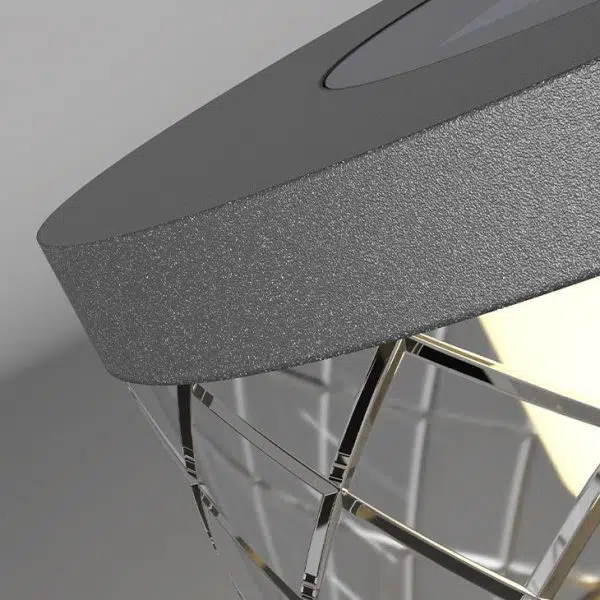 Modern Simplicity Stainless Steel Solar Round LED Outdoor Landscape Light For Garden - Image 7