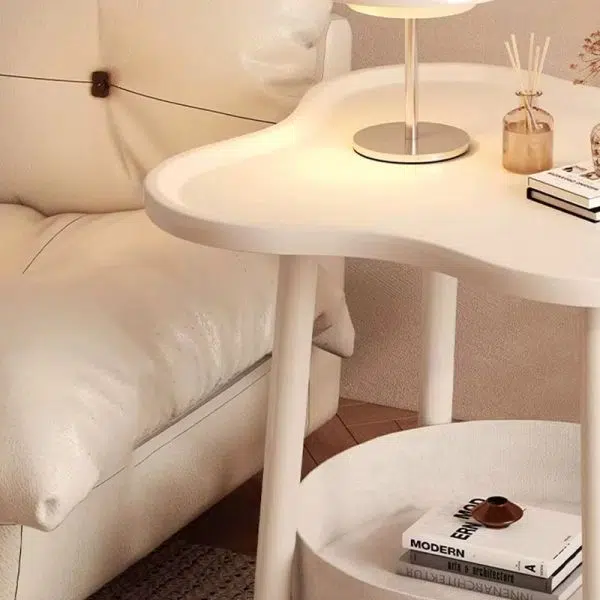 Contemporary Creative Floral Clover Iron End Table Storage Basket For Living Room - Image 10