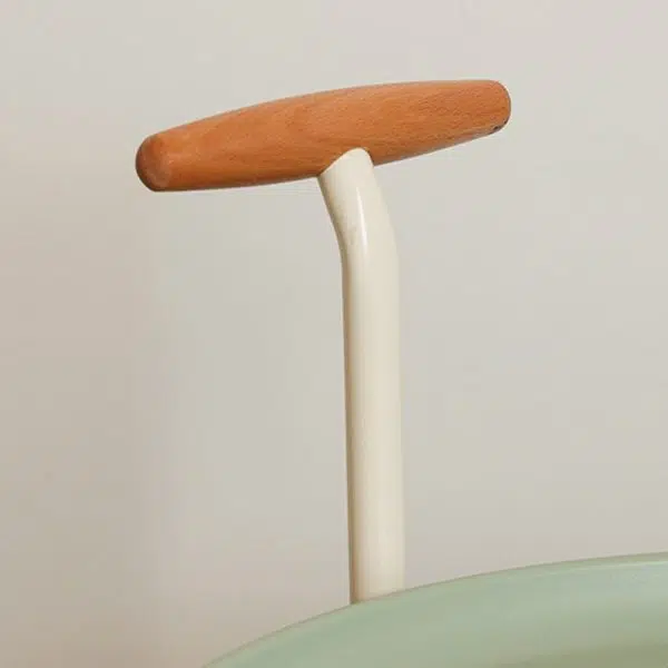 Contemporary Creative Removable Rectangular Oval ABS Wood Metal End Table 2-Tier For Living Room - Image 5