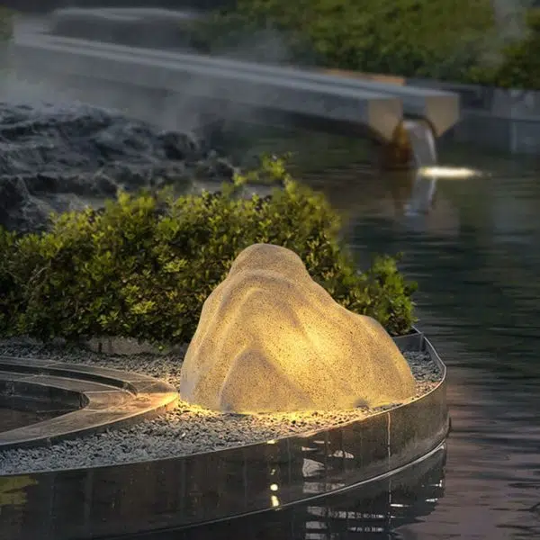Modern Stone Rockery Outdoor Waterproof LED Garden Landscape Light - Image 15