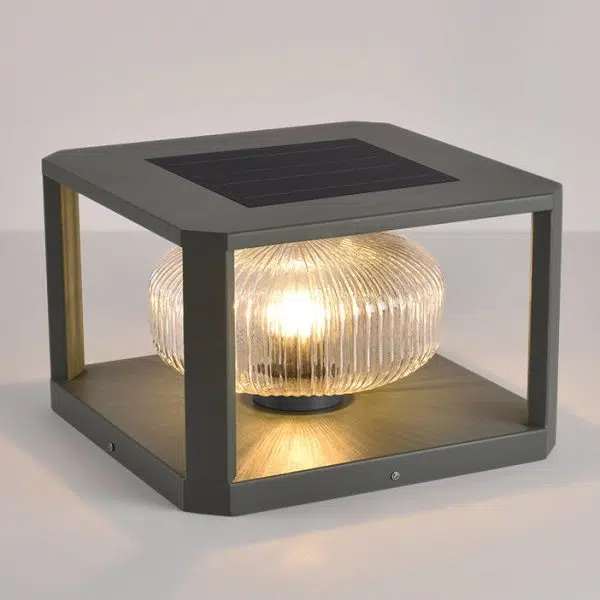 Modern Simplicity Solar Waterproof Stainless Steel Aluminum Glass Cube Ball 1-Light Landscape Lighting Outdoor Light For Outdoor Patio - Image 18