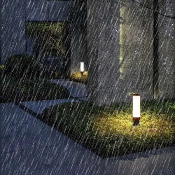 Modern Acrylic Waterproof Creative Lipstick Design LED Outdoor Lawn Floor Lamp - Image 12