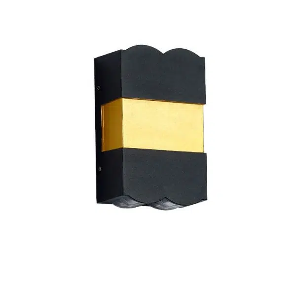 Modern Rectangular Aluminum Glass LED Spotlight Waterproof Outdoor Patio Wall Sconce Lamp - Image 12