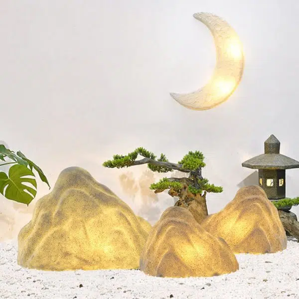 Modern Stone Rockery Outdoor Waterproof LED Garden Landscape Light - Image 16