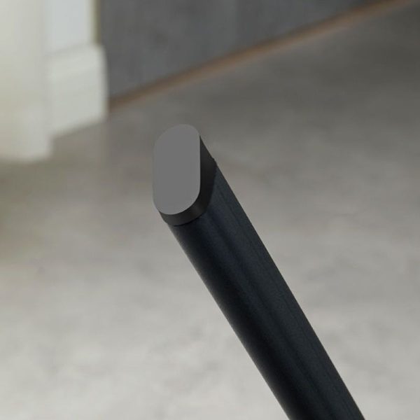 Contemporary Scandinavian Round Cushion Leather Carbon Steel Dining Chair Backrest For Dining Room - Image 12