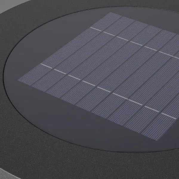 Modern Simplicity Stainless Steel Solar Round LED Outdoor Landscape Light For Garden - Image 12