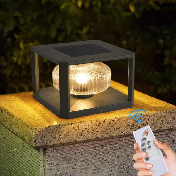 Modern Simplicity Solar Waterproof Stainless Steel Aluminum Glass Cube Ball 1-Light Landscape Lighting Outdoor Light For Outdoor Patio - Image 14