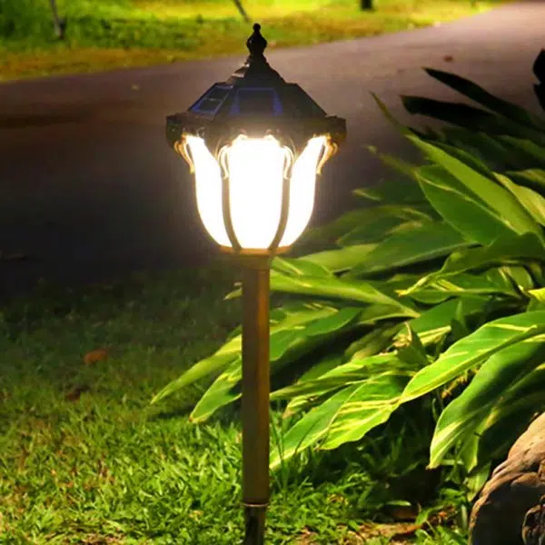 Modern Minimalist Waterproof Solar Wand Aluminum Iron Glass LED Outdoor Landscape Light For Garden - Image 10